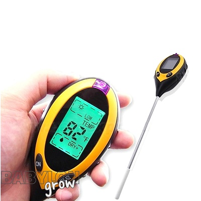 4-in-1 Soil Tester for light, moisture, pH and temperature 3